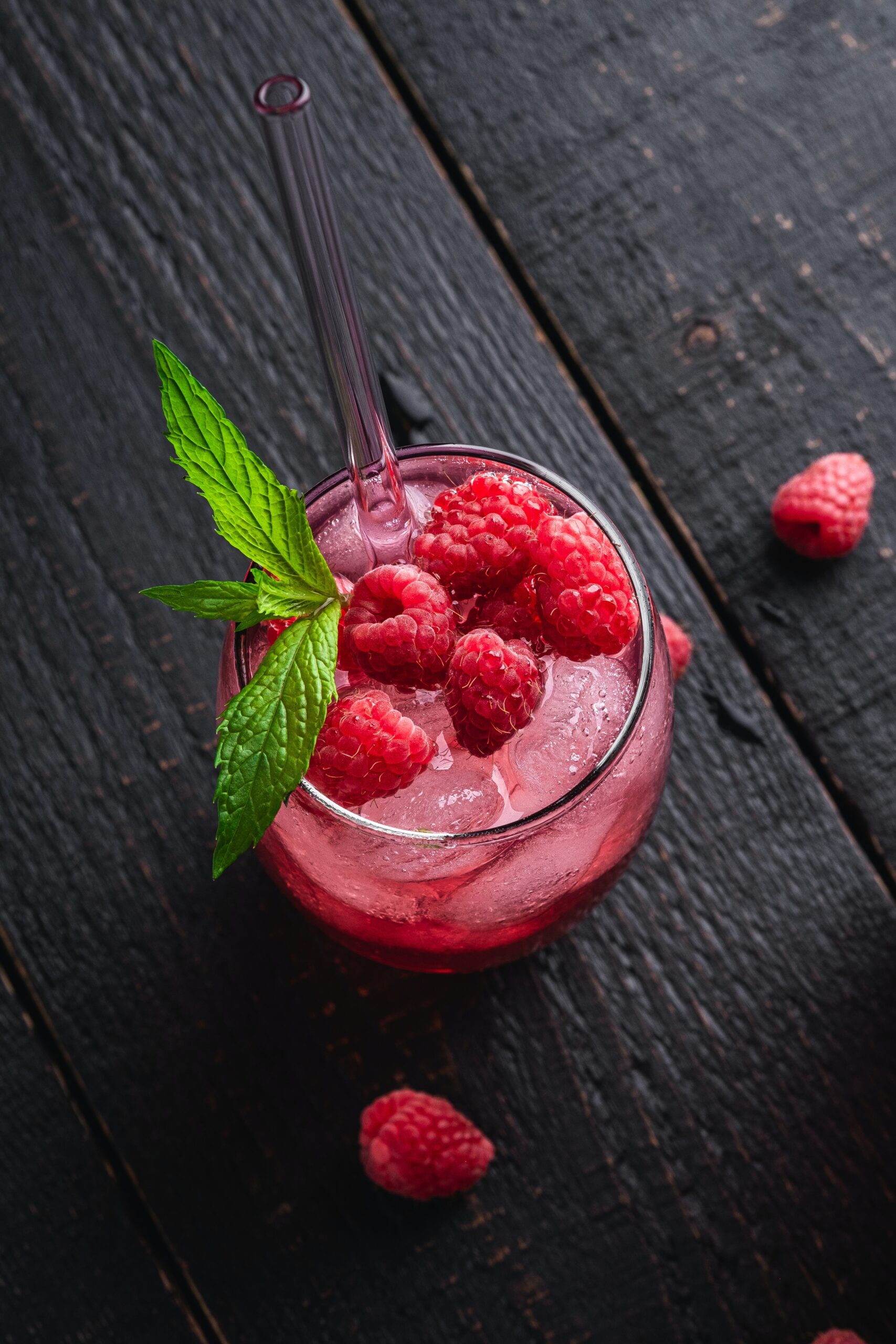 Raspberry Mint Water